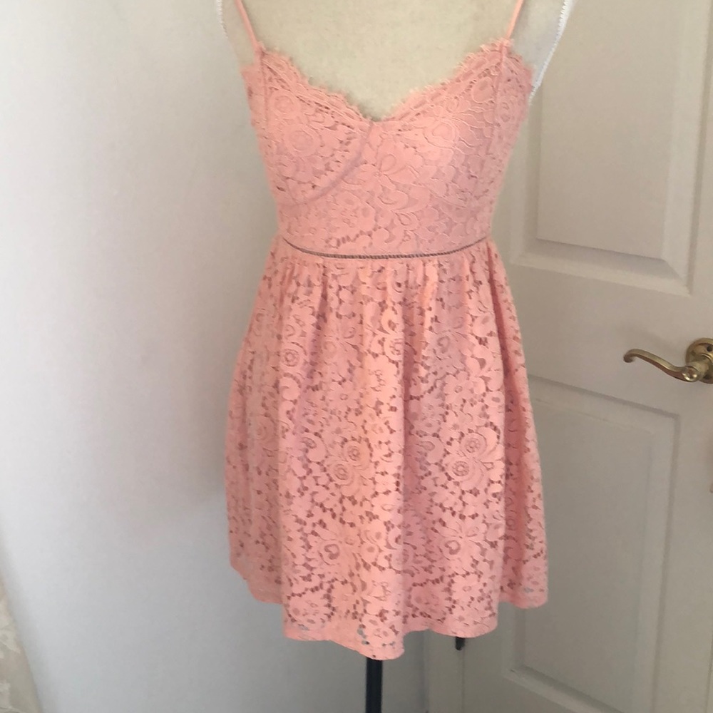 Peach Dress
